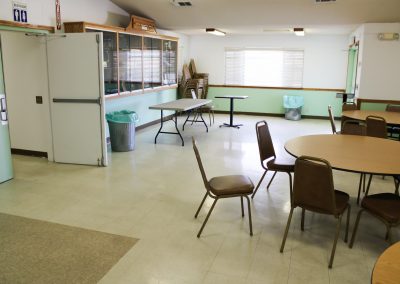 A view looking towards the main door from the rear of the main room, High Desert Hall, Hesperia, CA.