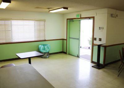 A view of the main entrance from the rear of the main room, High Desert Hall, Hesperia, CA.