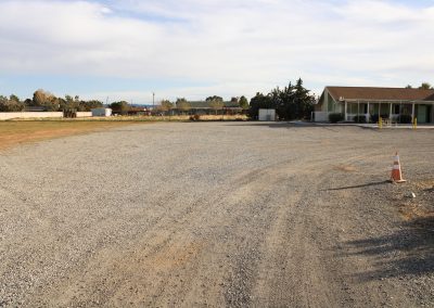 A view coming up the driveway, High Desert Hall, Hesperia, CA.